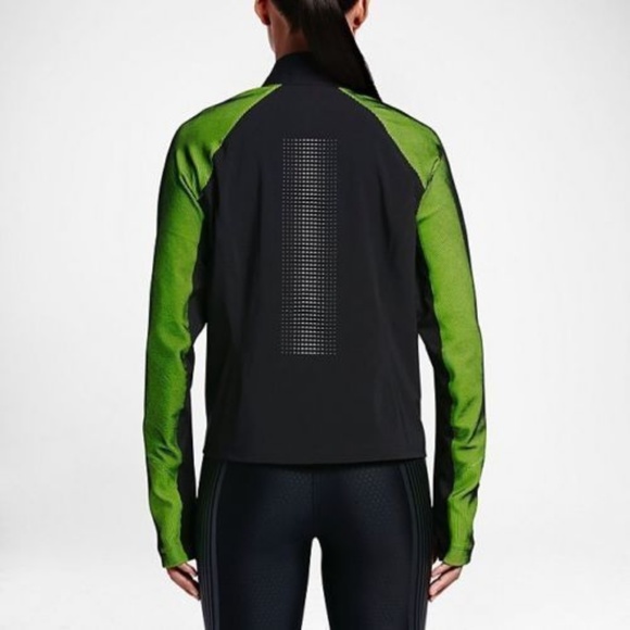Nike Women's XS Running  Athletic Jacket Flex Twill Stadium Volt Reflective NWT - Picture 7 of 8